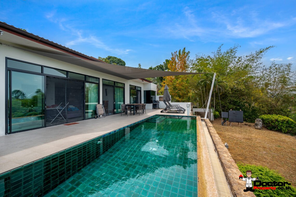 2 Bedroom and 3 Bedroom Villa with Sea View in Bang Makham, Koh Samui –  For Sale